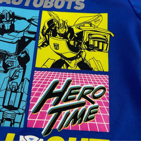 Transformers Autobots Toddler T-Shirt Blue Short Sleeve Kid’s Top Size 3T - Picture 11 of 12